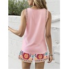 image:imageRoseSeek Womens 2 Piece Beach Vacation Clothes Floral Tank Top and Shorts Set Tropical Summer OutfitsPink