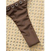 image:imageRoseSeek Womens 2 Piece Bikini Sets Grommet Eyelet Bra Thong Bathing Suit Summer Swimsuit SetMedium Brown