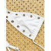 image:imageRoseSeek Womens 2 Piece Bikini Sets Grommet Eyelet Bra Thong Bathing Suit Summer Swimsuit SetWhite