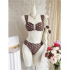 image:imageRoseSeek Womens 2 Piece Bikini Sets Polka Dots Bras and Panties Summer Swimwear Beach WearMulticolor