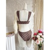 image:imageRoseSeek Womens 2 Piece Bikini Sets Polka Dots Bras and Panties Summer Swimwear Beach WearMulticolor