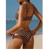 image:imageRoseSeek Womens 2 Piece Bikini Sets Polka Dots Bras and Panties Summer Swimwear Beach WearMulticolor