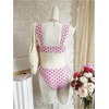 image:imageRoseSeek Womens 2 Piece Bikini Sets Polka Dots Bras and Panties Summer Swimwear Beach WearPink