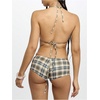 image:imageRoseSeek Womens 2 Piece Boyshort Gingham Bikini Sets Swim Shorts Halter Y2K Striped Bathing Suit SwimsuitMulticolor