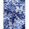 image:imageRoseSeek Womens 2 Piece Leopard Floral Bathing Suit Wireless Triangle Swimsuit High Waisted Bikini SetsBlue and White