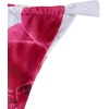 image:imageRoseSeek Womens 2 Piece Leopard Floral Bathing Suit Wireless Triangle Swimsuit High Waisted Bikini SetsHot Pink and White