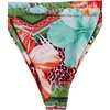 image:imageRoseSeek Womens 2 Piece Leopard Floral Bathing Suit Wireless Triangle Swimsuit High Waisted Bikini SetsMulticolor Floral