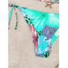 image:imageRoseSeek Womens 2 Piece Leopard Floral Bikini Sets Halter Triangle String Bathing Suit Starfish Metal SwimsuitsBlue