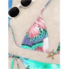 image:imageRoseSeek Womens 2 Piece Leopard Floral Bikini Sets Halter Triangle String Bathing Suit Starfish Metal SwimsuitsBlue