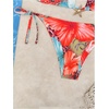 image:imageRoseSeek Womens 2 Piece Leopard Floral Bikini Sets Halter Triangle String Bathing Suit Starfish Metal SwimsuitsBlue Red