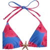 image:imageRoseSeek Womens 2 Piece Leopard Floral Bikini Sets Halter Triangle String Bathing Suit Starfish Metal SwimsuitsBlue and Pink