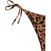 image:imageRoseSeek Womens 2 Piece Leopard Floral Bikini Sets Halter Triangle String Bathing Suit Starfish Metal SwimsuitsCheetah Brown