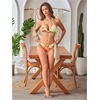 image:imageRoseSeek Womens 2 Piece Leopard Floral Bikini Sets Halter Triangle String Bathing Suit Starfish Metal SwimsuitsFloral Yellow