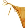 image:imageRoseSeek Womens 2 Piece Leopard Floral Bikini Sets Halter Triangle String Bathing Suit Starfish Metal SwimsuitsLight Yellow