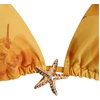 image:imageRoseSeek Womens 2 Piece Leopard Floral Bikini Sets Halter Triangle String Bathing Suit Starfish Metal SwimsuitsLight Yellow