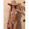 image:imageRoseSeek Womens 2 Piece Leopard Floral Bikini Sets Halter Triangle String Bathing Suit Starfish Metal SwimsuitsMulticolor Fruits