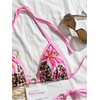 image:imageRoseSeek Womens 2 Piece Leopard Floral Bikini Sets Halter Triangle String Bathing Suit Starfish Metal SwimsuitsMulticolor Leopard Floral