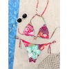 image:imageRoseSeek Womens 2 Piece Leopard Floral Bikini Sets Halter Triangle String Bathing Suit Starfish Metal SwimsuitsPink and Blue