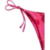 image:imageRoseSeek Womens 2 Piece Leopard Floral Bikini Sets Halter Triangle String Bathing Suit Starfish Metal SwimsuitsPure Hot Pink