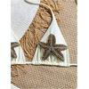 image:imageRoseSeek Womens 2 Piece Leopard Floral Bikini Sets Halter Triangle String Bathing Suit Starfish Metal SwimsuitsStarfish Beige