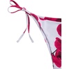 image:imageRoseSeek Womens 2 Piece Leopard Floral Bikini Sets Halter Triangle String Bathing Suit Starfish Metal SwimsuitsWhite and Red