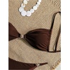 image:imageRoseSeek Womens 2 Piece Swimsuit Starfish Decor Padded Boho Bathing Suit Spaghetti Strap Bikini SetDeep Brown