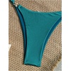 image:imageRoseSeek Womens 2 Piece Swimsuit Starfish Decor Padded Boho Bathing Suit Spaghetti Strap Bikini SetDeep Green