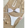 image:imageRoseSeek Womens 2 Piece Swimsuit Starfish Decor Padded Boho Bathing Suit Spaghetti Strap Bikini SetWhite