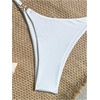 image:imageRoseSeek Womens 2 Piece Swimsuit Starfish Decor Padded Boho Bathing Suit Spaghetti Strap Bikini SetWhite