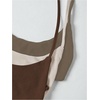image:imageRoseSeek Womens 3 Packs Basic Backless Halter Top Slim Fit Micro Crop Camisole TopsBeige Brown Khaki