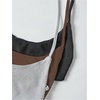 image:imageRoseSeek Womens 3 Packs Basic Backless Halter Top Slim Fit Micro Crop Camisole TopsGrey Brown Black
