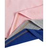 image:imageRoseSeek Womens 3 Packs Open Back Tops T Shirt Criss Cross Cut Out Tee Short Sleeve Crewneck Summer Backless TopsBlue Pink Grey
