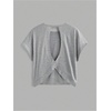 image:imageRoseSeek Womens 3 Packs Open Back Tops T Shirt Criss Cross Cut Out Tee Short Sleeve Crewneck Summer Backless TopsMulticolor
