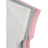 image:imageRoseSeek Womens 3 Packs Open Back Tops T Shirt Criss Cross Cut Out Tee Short Sleeve Crewneck Summer Backless TopsPink Grey White