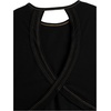 image:imageRoseSeek Womens 3 Packs Open Back Tops T Shirt Criss Cross Cut Out Tee Short Sleeve Crewneck Summer Backless TopsPink Red Black