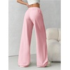 image:imageRoseSeek Womens Acid Washed Baggy Sweatpants Drawstring Waist Wide Straight Leg Track PantsPink