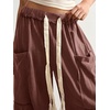 image:imageRoseSeek Womens Baggy Boho Harem Pants Drawstring Waist Wide Leg Sweatpants Casual Trousers Joggers with PocketsCoffee