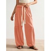 image:imageRoseSeek Womens Baggy Boho Harem Pants Drawstring Waist Wide Leg Sweatpants Casual Trousers Joggers with PocketsOrange