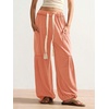 image:imageRoseSeek Womens Baggy Boho Harem Pants Drawstring Waist Wide Leg Sweatpants Casual Trousers Joggers with PocketsOrange