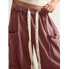 image:imageRoseSeek Womens Baggy Boho Harem Pants Drawstring Waist Wide Leg Sweatpants Casual Trousers Joggers with PocketsRed