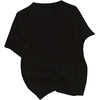 image:imageRoseSeek Womens Beaded Sequin Bowknot T Shirt Short Sleeve Crew Neck Embroidery Trendy Tee Y2k TopsBlack