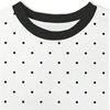 image:imageRoseSeek Womens Beaded Sequin Bowknot T Shirt Short Sleeve Crew Neck Embroidery Trendy Tee Y2k TopsBlack Dots White