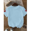 image:imageRoseSeek Womens Beaded Sequin Bowknot T Shirt Short Sleeve Crew Neck Embroidery Trendy Tee Y2k TopsBlue and Red