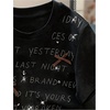 image:imageRoseSeek Womens Beaded Sequin Bowknot T Shirt Short Sleeve Crew Neck Embroidery Trendy Tee Y2k TopsBowknot Black