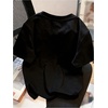 image:imageRoseSeek Womens Beaded Sequin Bowknot T Shirt Short Sleeve Crew Neck Embroidery Trendy Tee Y2k TopsBowknot Black
