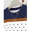image:imageRoseSeek Womens Beaded Sequin Bowknot T Shirt Short Sleeve Crew Neck Embroidery Trendy Tee Y2k TopsMulticolor Blue