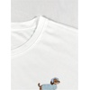 image:imageRoseSeek Womens Beaded Sequin Bowknot T Shirt Short Sleeve Crew Neck Embroidery Trendy Tee Y2k TopsPatterned White