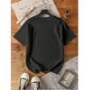 image:imageRoseSeek Womens Beaded Sequin Bowknot T Shirt Short Sleeve Crew Neck Embroidery Trendy Tee Y2k TopsRhinestone Black
