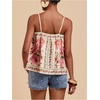 image:imageRoseSeek Womens Boho Floral Camisole Tops Graphic Spaghetti Strap Tank Top Beach Vacation ClothesMulticolor