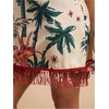 image:imageRoseSeek Womens Boho Tropical Tie Backless Halter Dresses Sleeveless Vacation Beach Short DressMulticolor Beige
